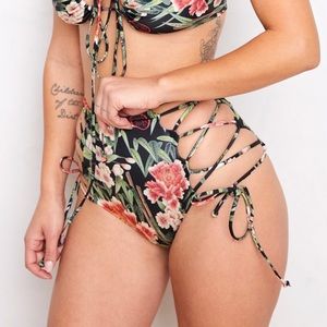 HAH Hot As Hell Hi-Kini High Waist Bikini Bottoms